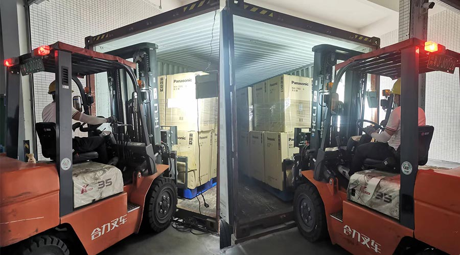 趕進(jìn)度加油干！ 迅速完成松下客戶的衣物烘干機(jī)出貨